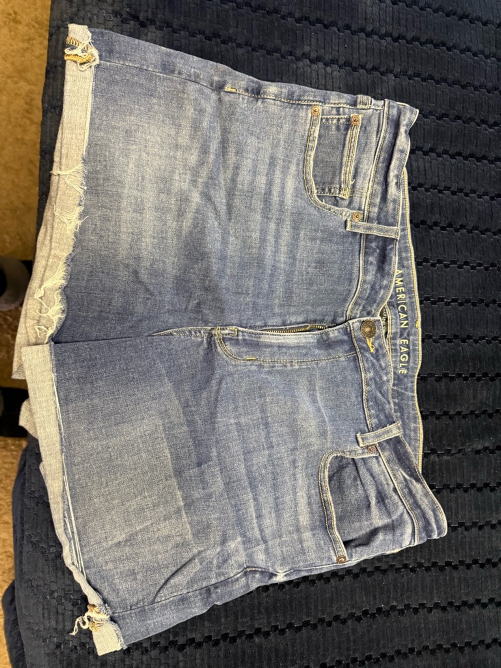 American Eagle Outfitters Women's Light Blue Denim Jean Shorts